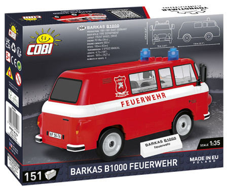 COBI 24594 Barkas B1000 Feuerwehr