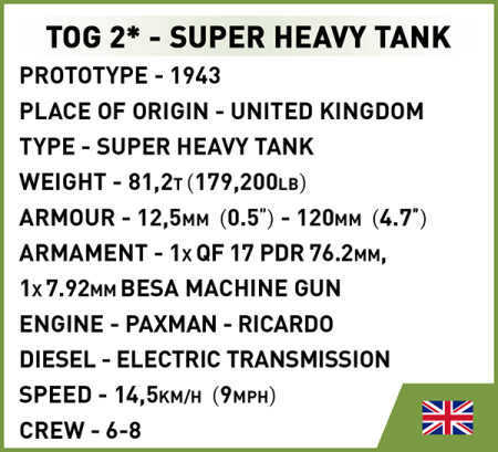 COBI 2544 TOG II* - Super Heavy Tank
