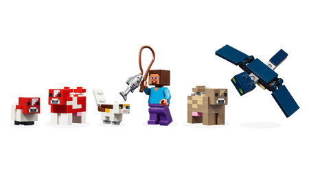 Preview: LEGO® Minecraft® 21270 Das Pilzkuh-Haus