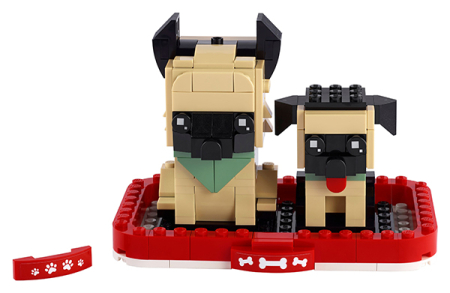 LEGO® BrickHeadz™ 40440 Deutscher Schäferhund