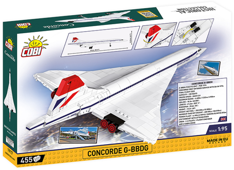 COBI 1917 Concorde G-BBDG