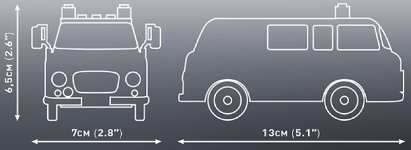 COBI 24594 Barkas B1000 Feuerwehr