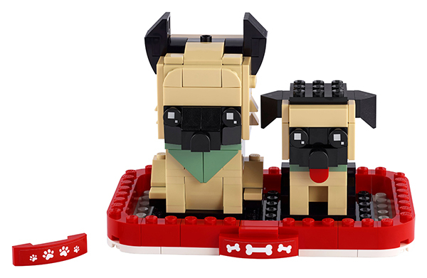 LEGO® BrickHeadz™ 40440 Deutscher Schäferhund