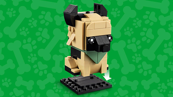 LEGO® BrickHeadz™ 40440 Deutscher Schäferhund