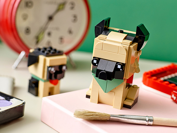 LEGO® BrickHeadz™ 40440 Deutscher Schäferhund