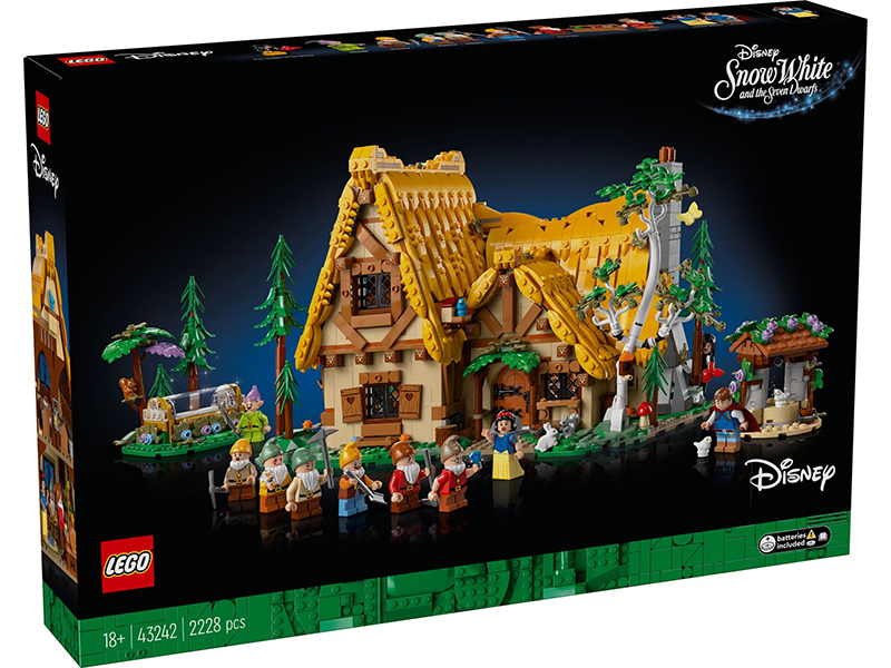LEGO® Disney™ 43242 Die Hütte von Schneewittchen und den sieben Zwergen