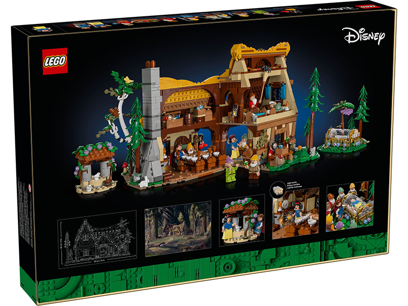 LEGO® Disney™ 43242 Die Hütte von Schneewittchen und den sieben Zwergen
