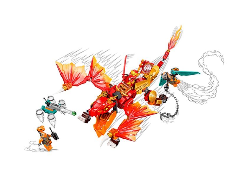 LEGO® NINJAGO® 71762 Kais Feuerdrache EVO