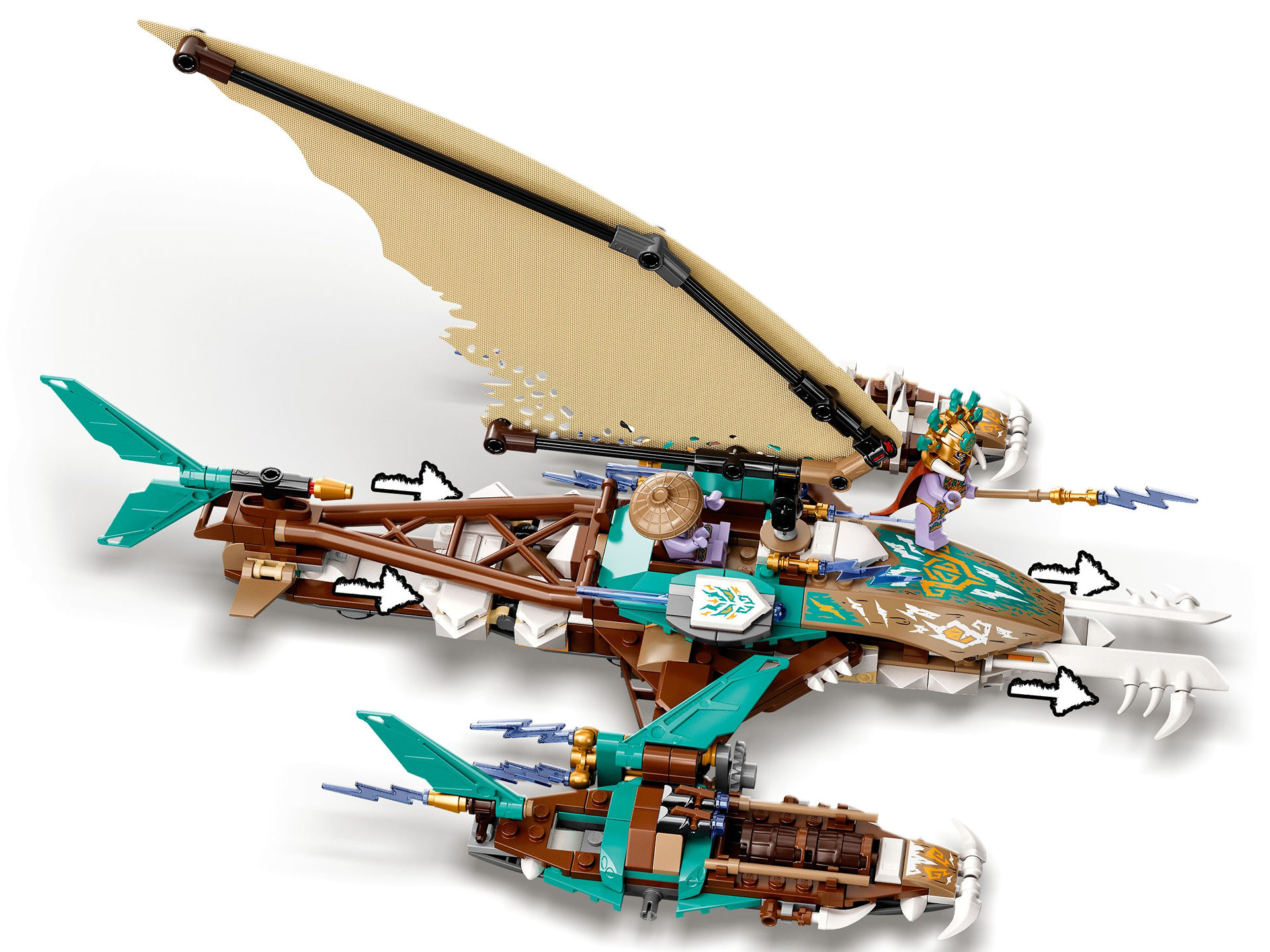 LEGO® NINJAGO® 71748 Duell der Katamarane