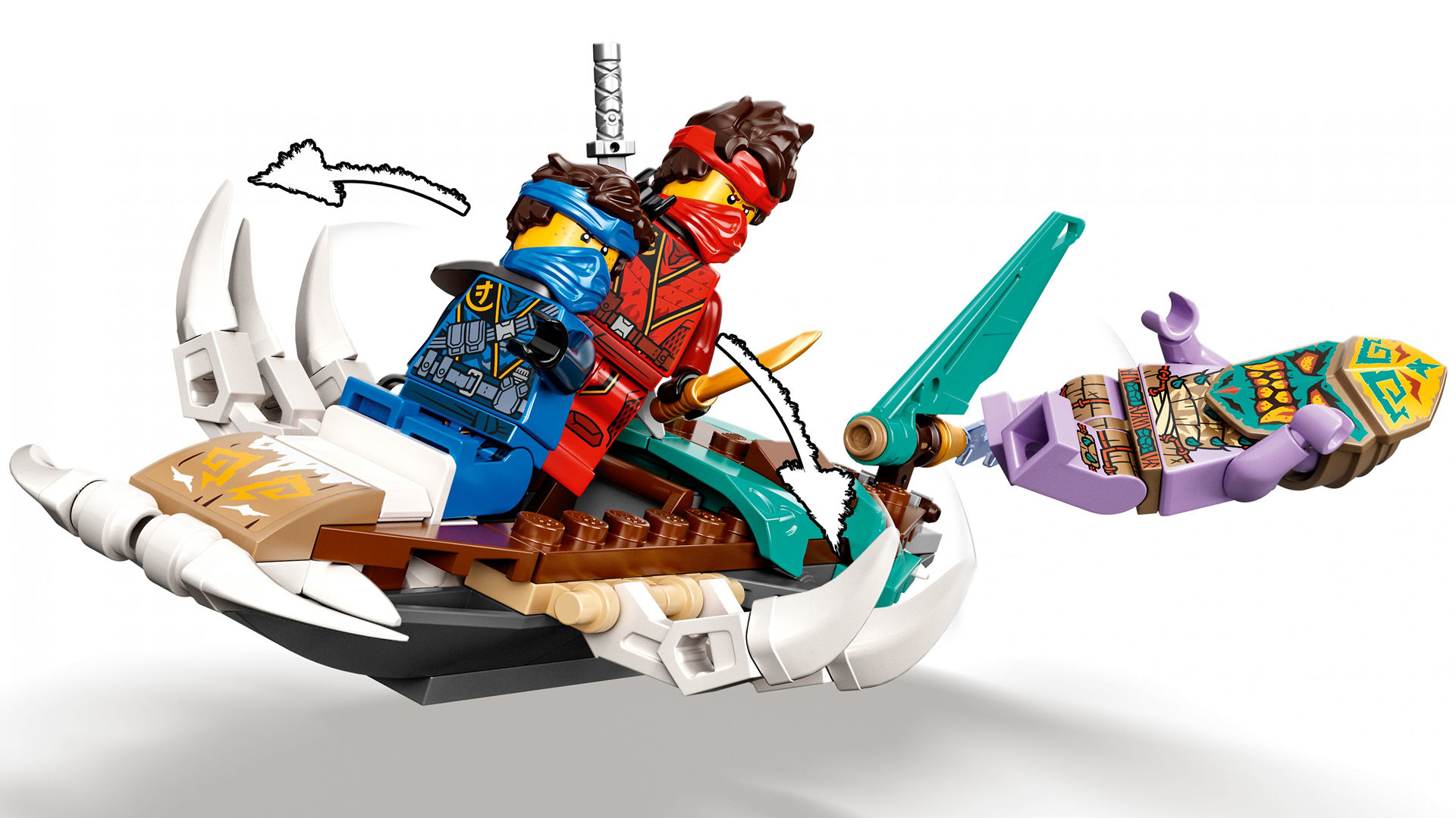 LEGO® NINJAGO® 71748 Duell der Katamarane