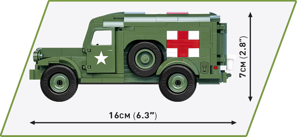COBI 2257 1942 Ambulance WC-54