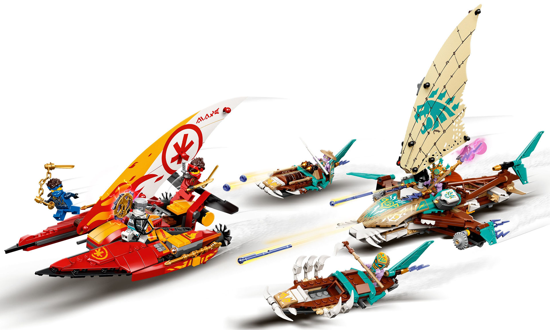 LEGO® NINJAGO® 71748 Duell der Katamarane