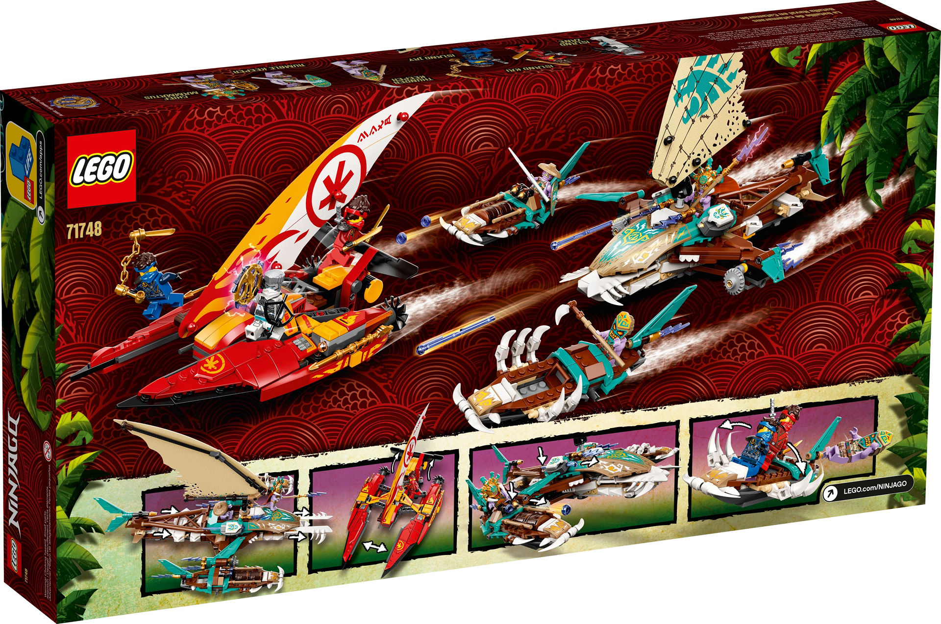 LEGO® NINJAGO® 71748 Duell der Katamarane