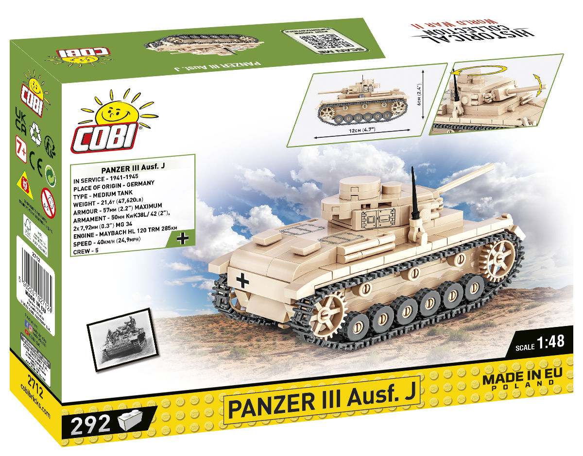 COBI 2712 Panzer III Ausf. J