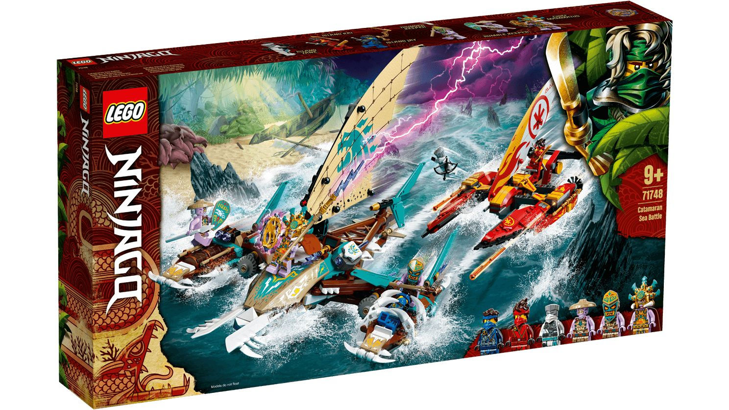 LEGO® NINJAGO® 71748 Duell der Katamarane