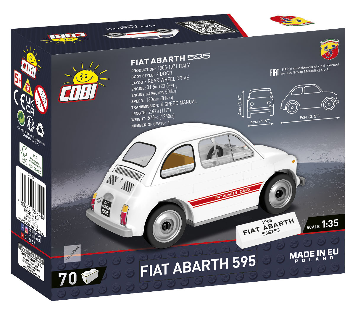 COBI 24524 Fiat Abarth 595