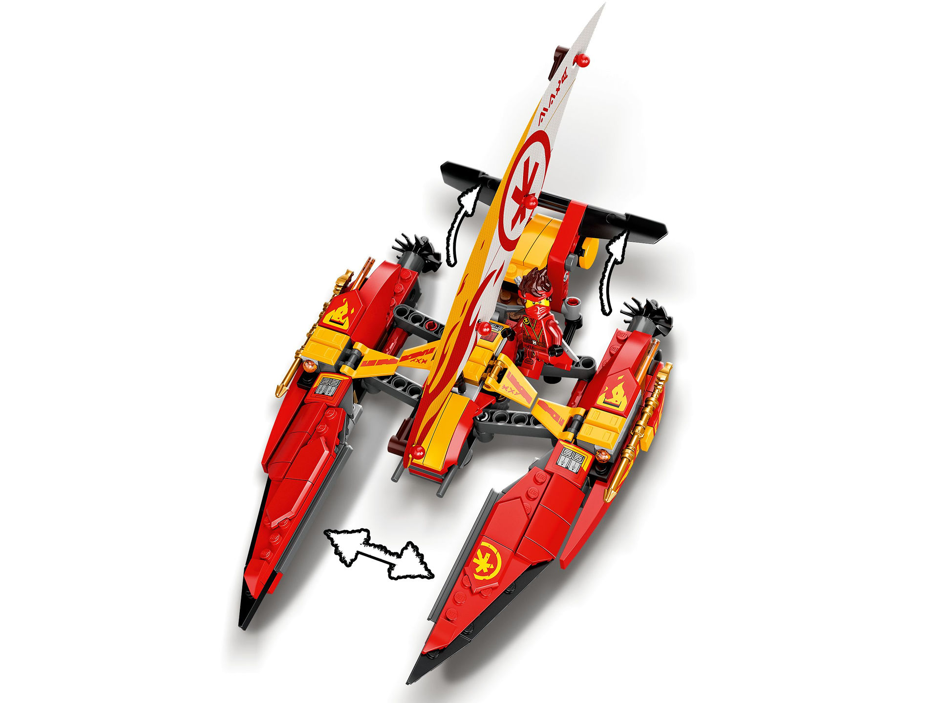 LEGO® NINJAGO® 71748 Duell der Katamarane
