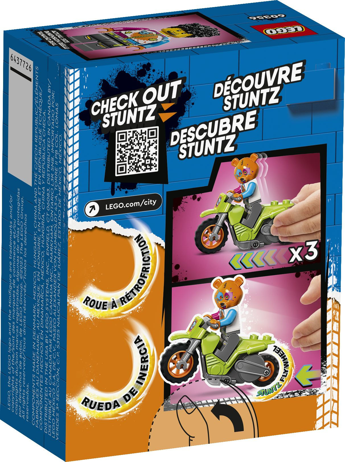 LEGO® City 60356 Bären-Stuntbike