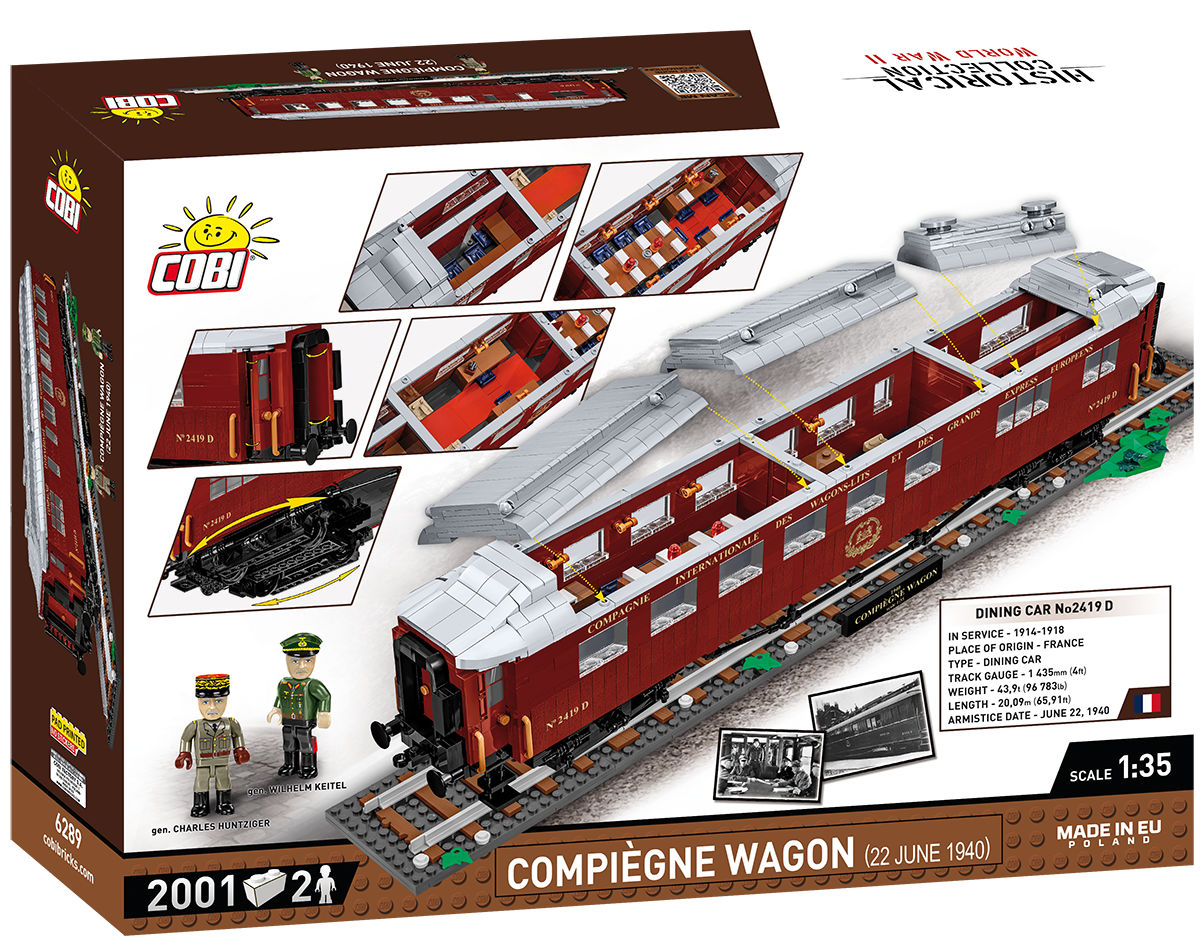 COBI 6289 Compiègne Wagon (22 June 1940)