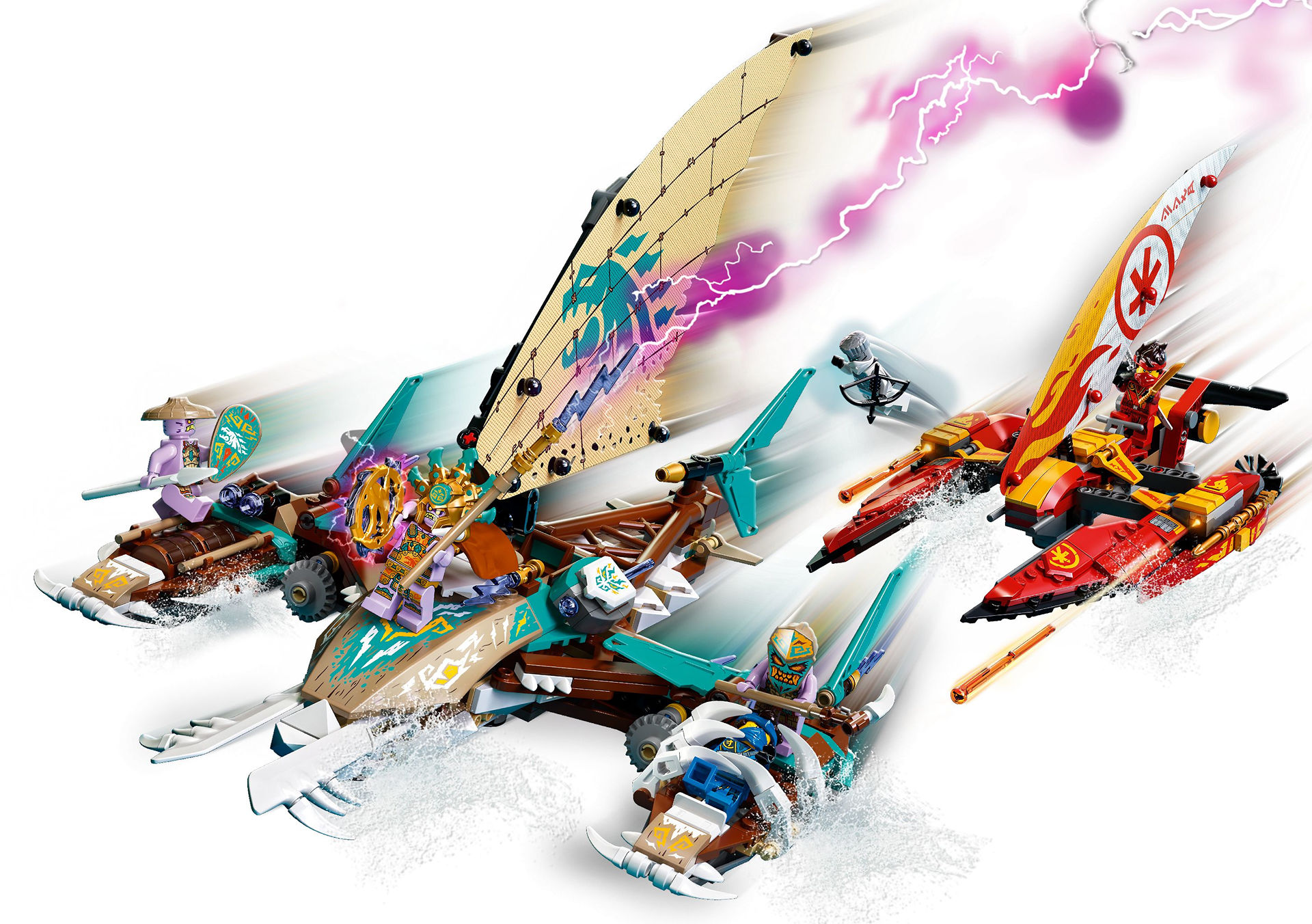 LEGO® NINJAGO® 71748 Duell der Katamarane