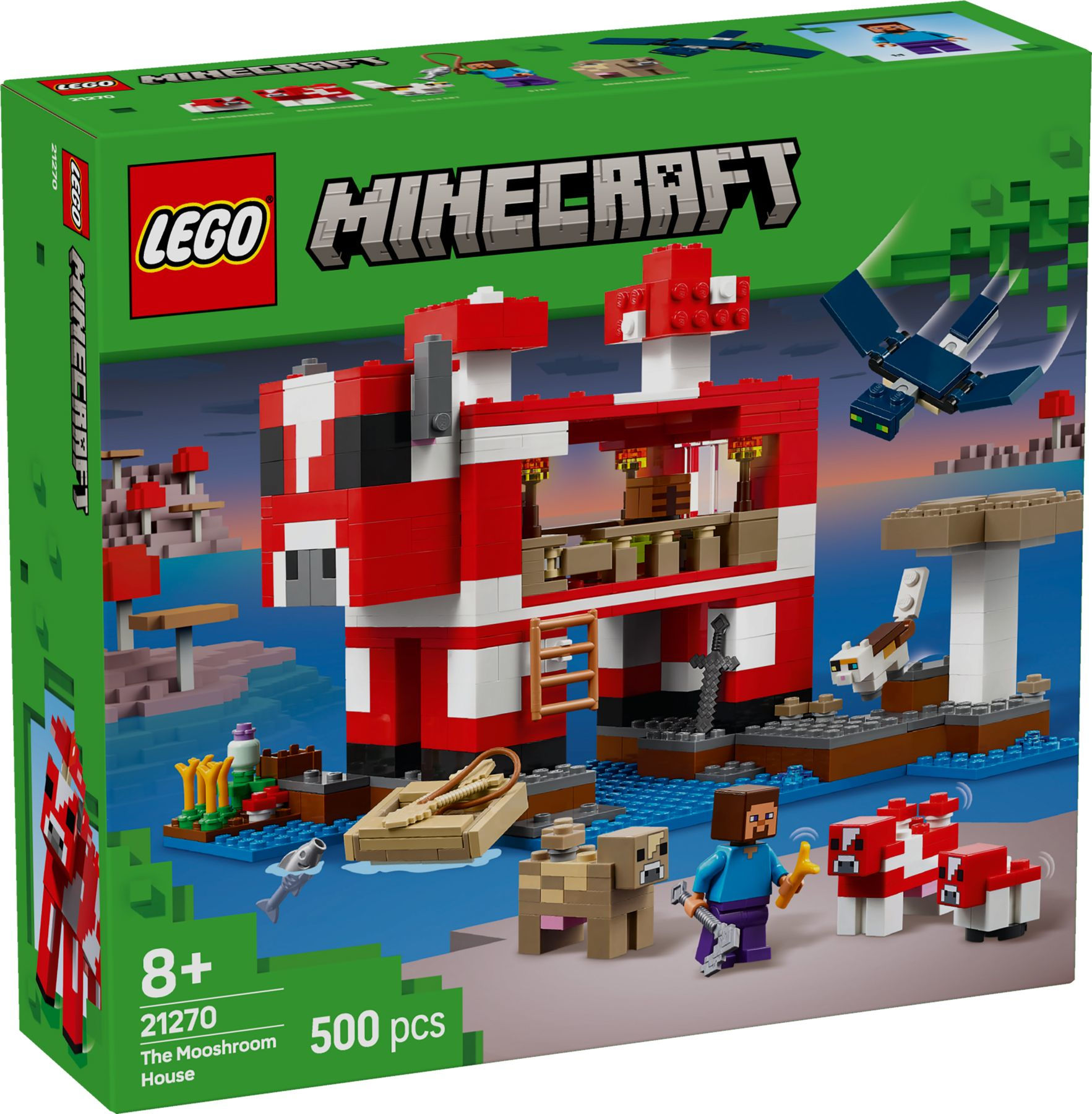 LEGO® Minecraft® 21270 Das Pilzkuh-Haus