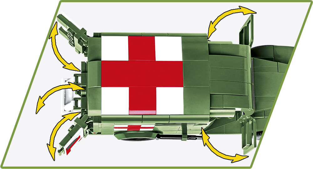 COBI 2257 1942 Ambulance WC-54