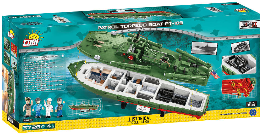COBI 4825 Patrol Torpedo Boat PT-109