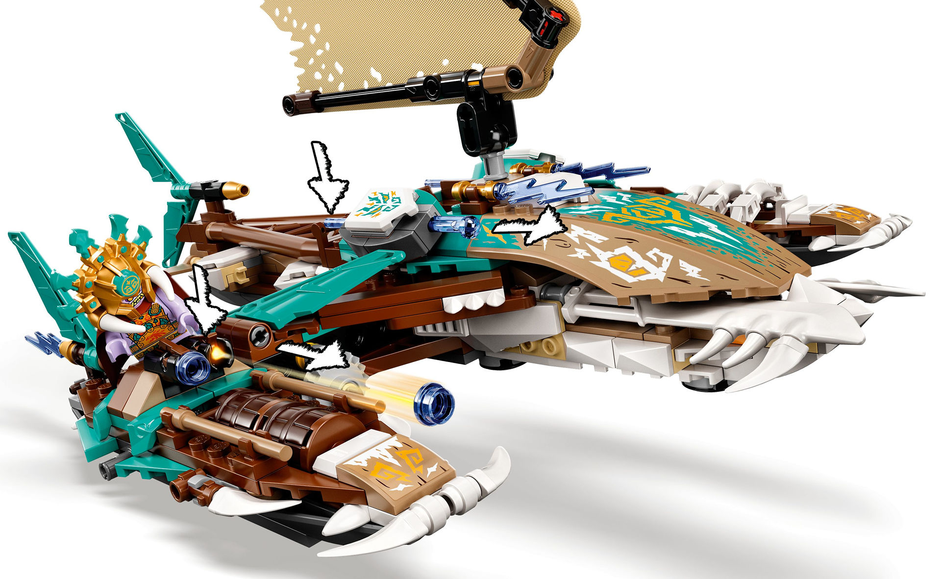 LEGO® NINJAGO® 71748 Duell der Katamarane