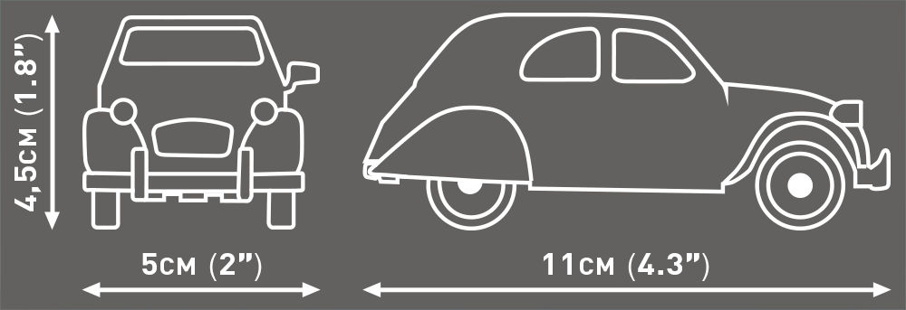 COBI 24511 Citroen 2CV Type AZ 1962