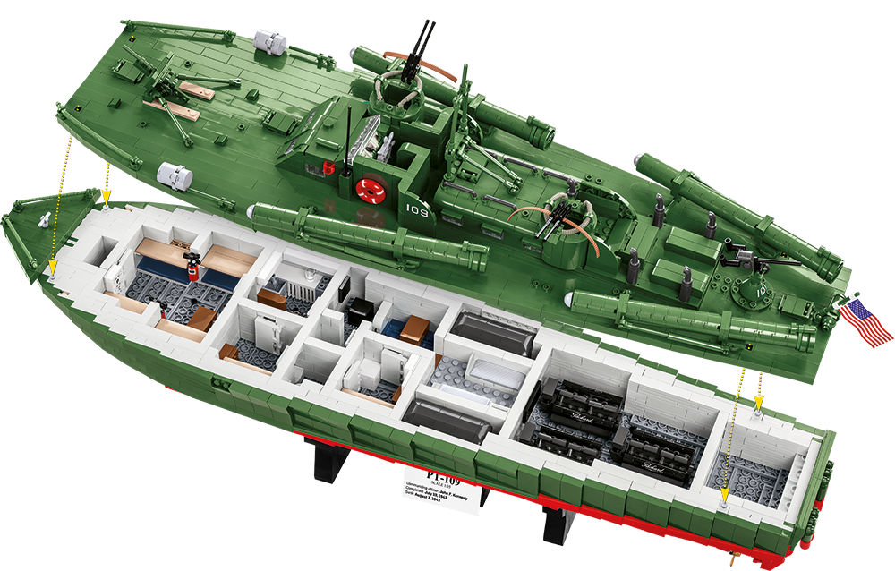 COBI 4825 Patrol Torpedo Boat PT-109