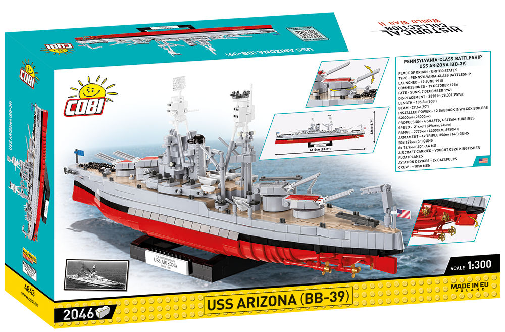 COBI 4843 USS Arizona (BB-39)